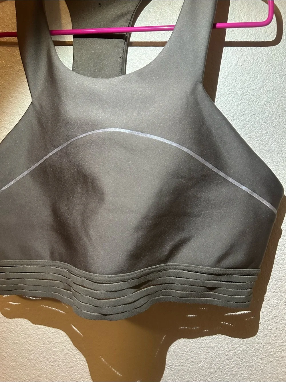 ALO Yoga Olive Racerback Support Sports Bra